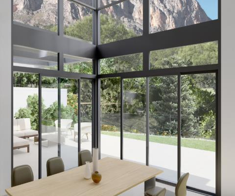 Doskonała willa z widokiem na góry w Polop