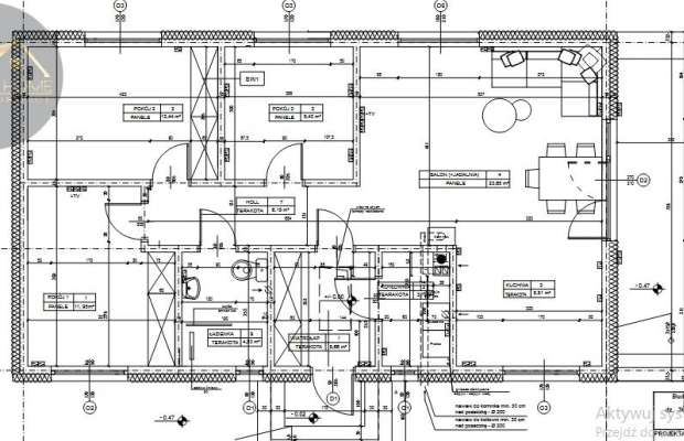 Energooszczędne domy wolnostojące/ 104m2/ Mielęcin