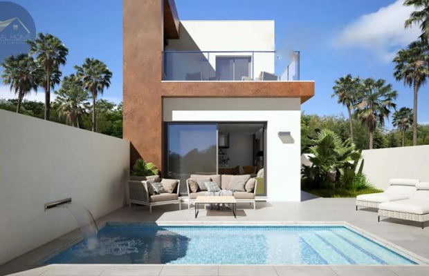 Dom bliźniaczy z basenem w Daya Nueva