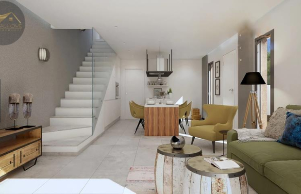 Dom bliźniaczy z basenem w Daya Nueva