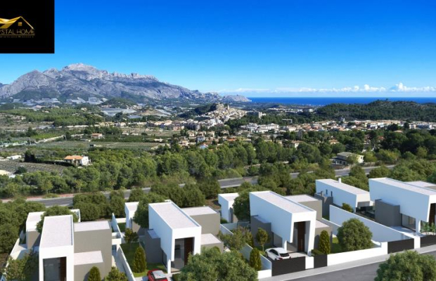 Wille z górach z widokiem na morze