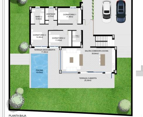 Wille z górach z widokiem na morze