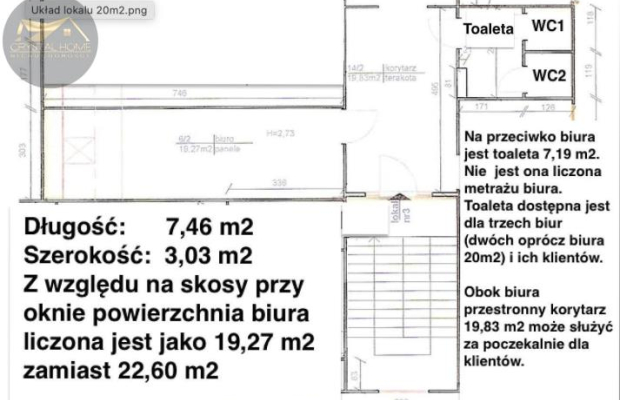 Lokal 20m2 blisko Centrum