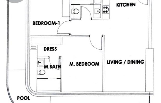 Apartament z basenem, 72 piętro widok Burj Khalifa