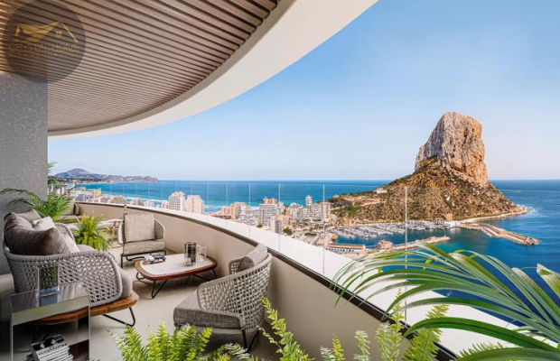 Luksusowy apartament z widokiem na morze w Calpe