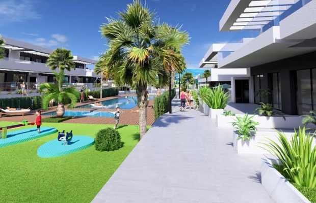 Apartament przy polu golfowym w Algorfa