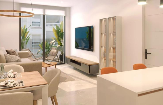 Nowy apartament 190 metrów od plaży w Torevieja