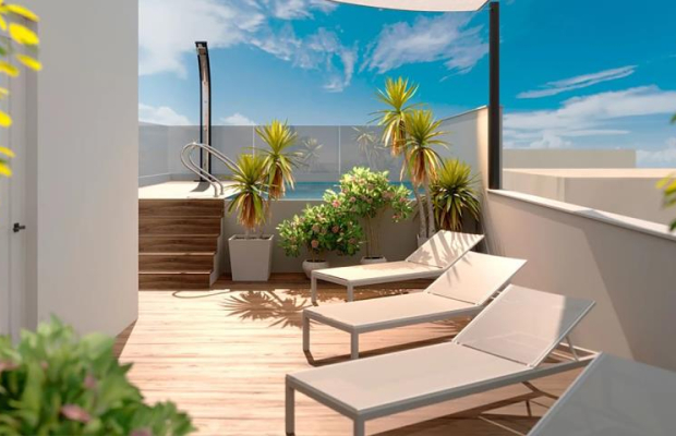 Nowy apartament 190 metrów od plaży w Torevieja