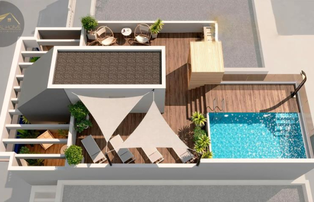 Nowy apartament 190 metrów od plaży w Torevieja