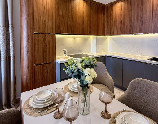 Nowoczesne apartamenty 245 metrów od morza