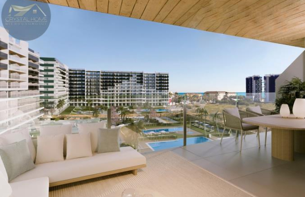 Nowe mieszkanie 50 m od morza w Punta Prima