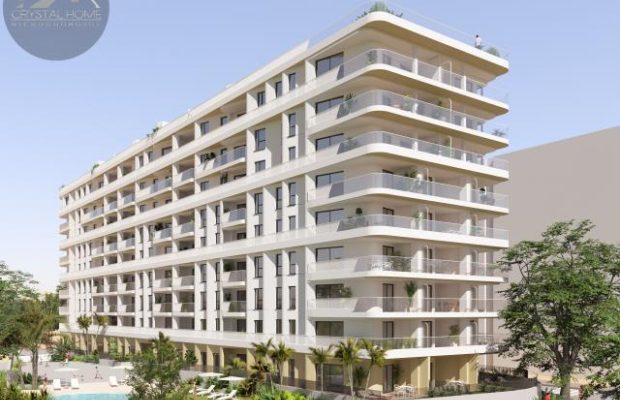 Nowoczesny apartament 100 m od morza w Villajoyosa
