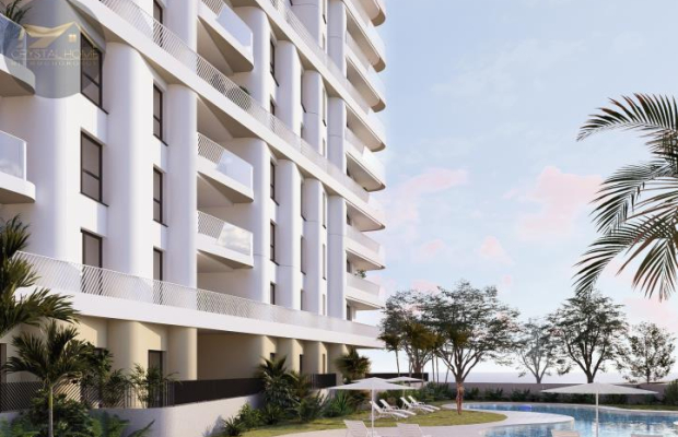 Nowoczesny apartament 100 m od morza w Villajoyosa