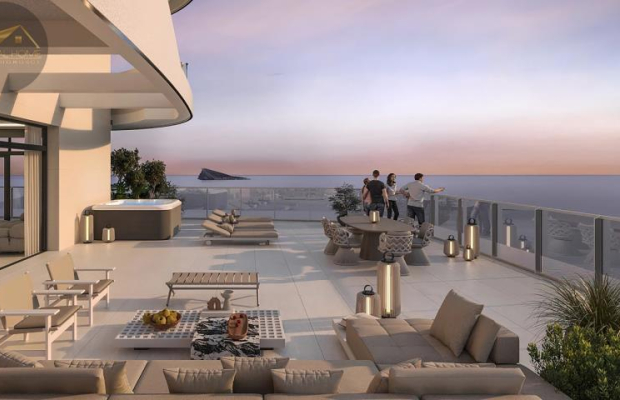 Apartament z widokiem na morze w Benidormie