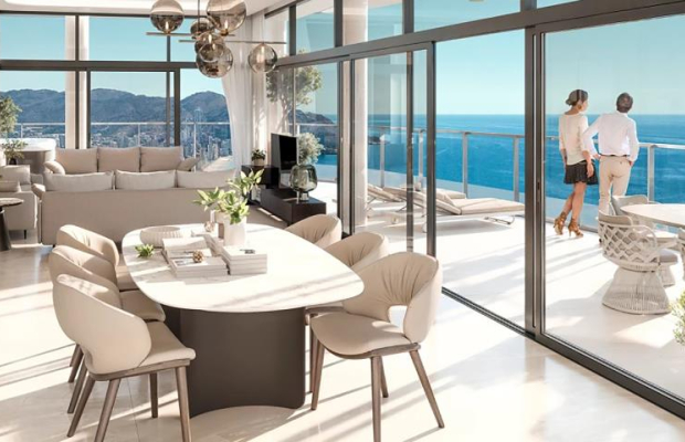 Apartament z widokiem na morze w Benidormie