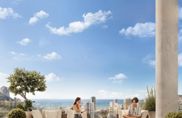 apartamenty z widokiem na morze w Calpe