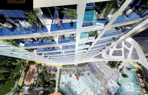 Apartamenty FASHIONZ RESIDENCES - taras z basenem