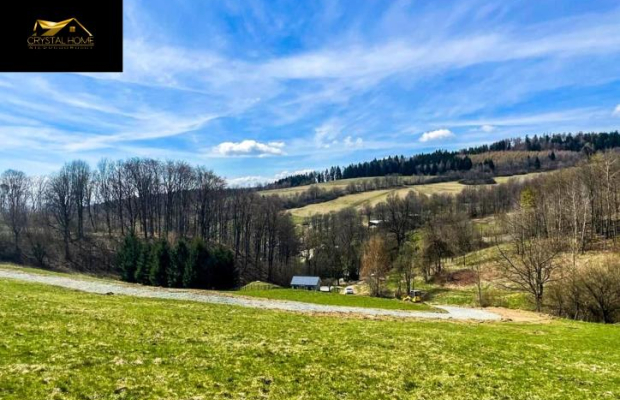 DZIAŁKI W MALOWNICZEJ MIEJSCOWOŚCI, WIDOK NA GÓRY