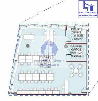 Śródmieście: biuro serwisowane