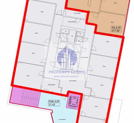 Ursynów : lokal biurowy na wynajem