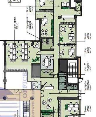 Mokotów: lokal usługowo-biurowy na wynajem