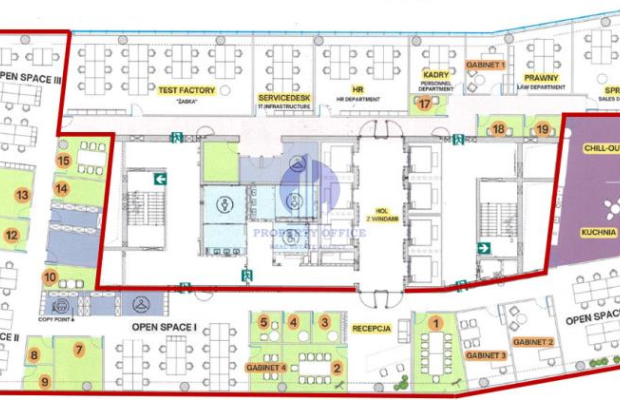Wola: lokal biurowy na podnajem