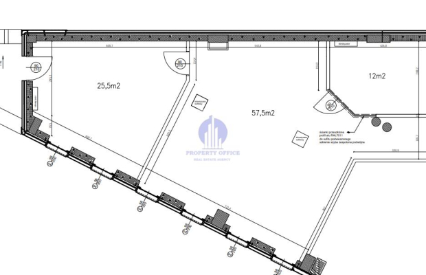Włochy: lokal biurowy na wynajem