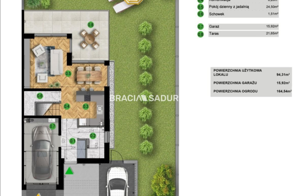 Domy położone w sielankowej okolicy - Skotniki