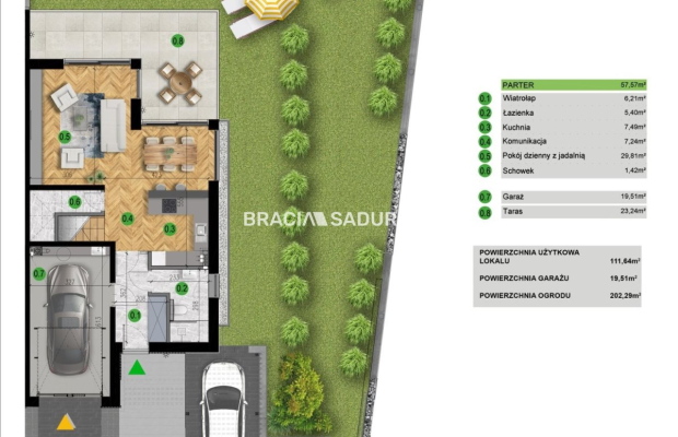 Domy położone w sielankowej okolicy - Skotniki