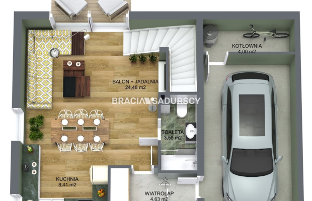 Michałowice - osiedle bliźniaków 132 m2 z garażem!