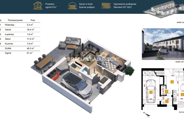 NOWE DOMY SZEREGOWE NIEPOŁOMICE PROWIZJA 0%