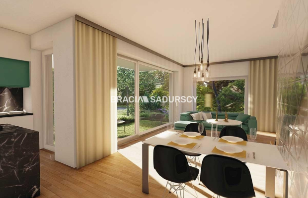 Nowoczesny dom z zielonej okolicy 150m2