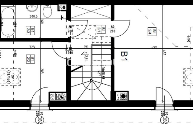 Segment w zabudowie bliźniaczej 75m2 