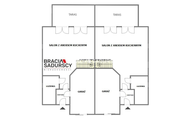 Nowoczesne domy w zabudowie bliźniaczej z garażem!