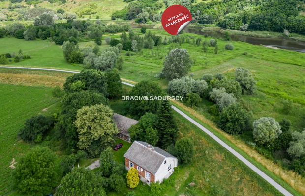 Urokliwa nieruchomość na zakolu Wisły / 48 ar 