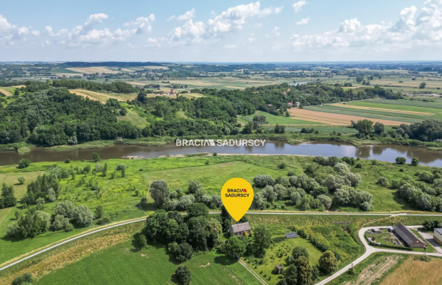 Urokliwa nieruchomość na zakolu Wisły / 48 ar 