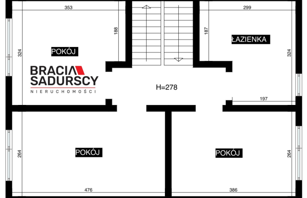 Nowe domy w sąsiedztwie terenów zielonych / Ujazd