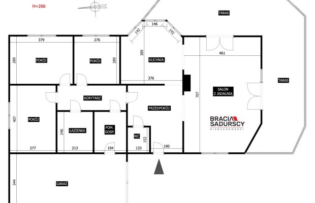 Dom wolnostojący w Szczodrkowicach - 4 pokoje