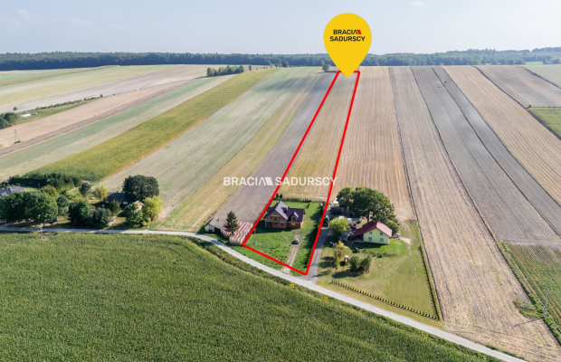 Dom na wsi, duża działka 30 km od Krakowa 