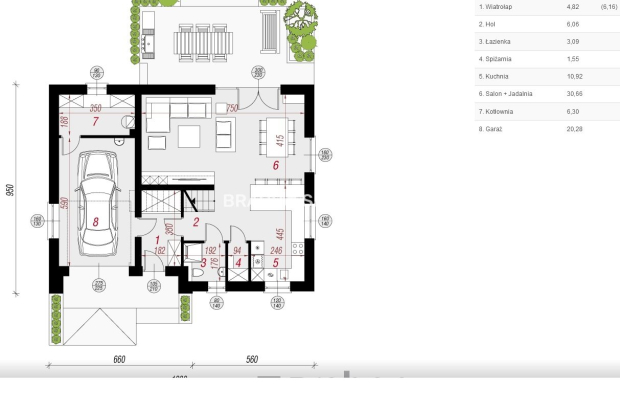 Dom 154m2, Kocmyrzów-Luborza, Wilków