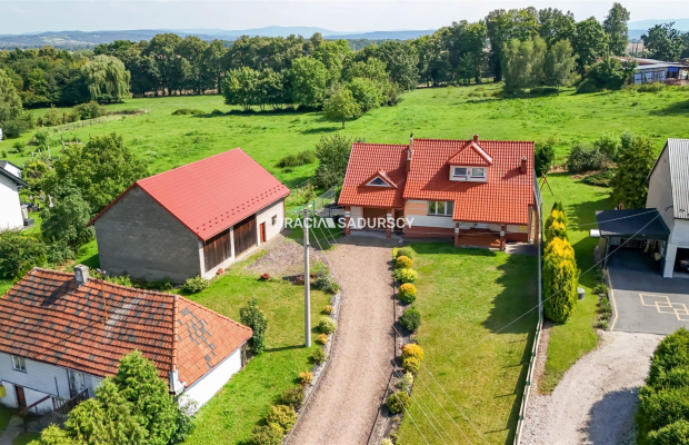 Dom z dużą działką budowlaną k. Niepołomic