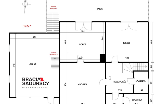 Dom z dużą działką budowlaną k. Niepołomic
