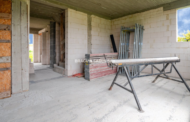 Dom wolnostojący w stanie surowym - Bębło - 130m2