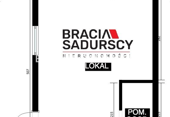 Widoczny lokal usługowy - 10m2 - obok Carrefour