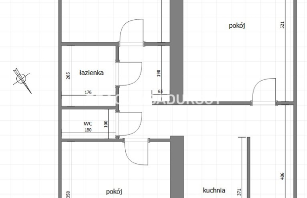 3 pok w samym centrum ul. Krowoderska