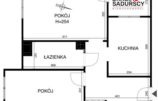 Dwupokojowe z osobną kuchnią. Ulica Felińskiego.