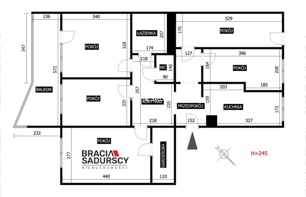5-POKOJOWE, DUŻY BALKON, ATRAKCYJNA LOKALIZACJA