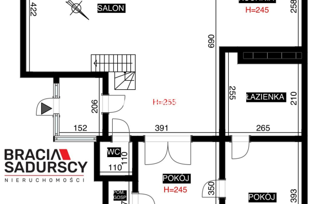 Stare Dębniki / blisko Parku / 5 pokoi /do remontu