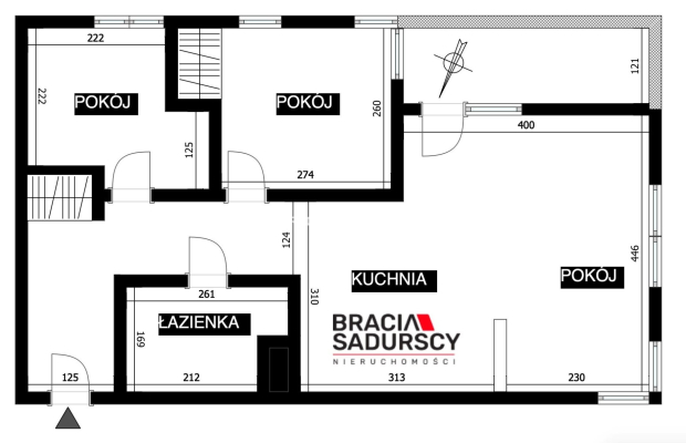3 pok z osobną kuchnią - 29 Listopada.