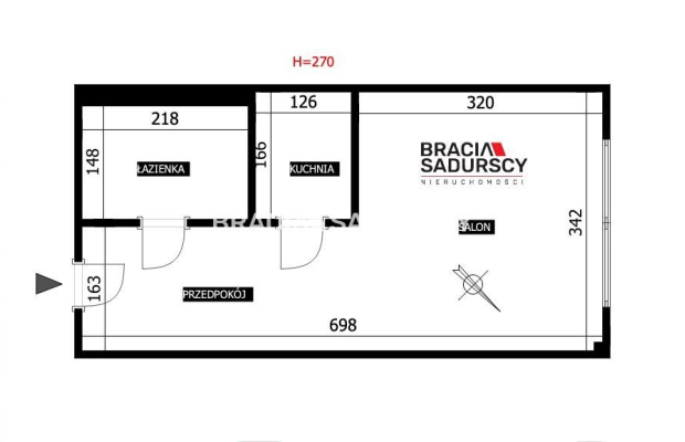 Apartament inwestycyjny 23 m² + miejsce postojowe